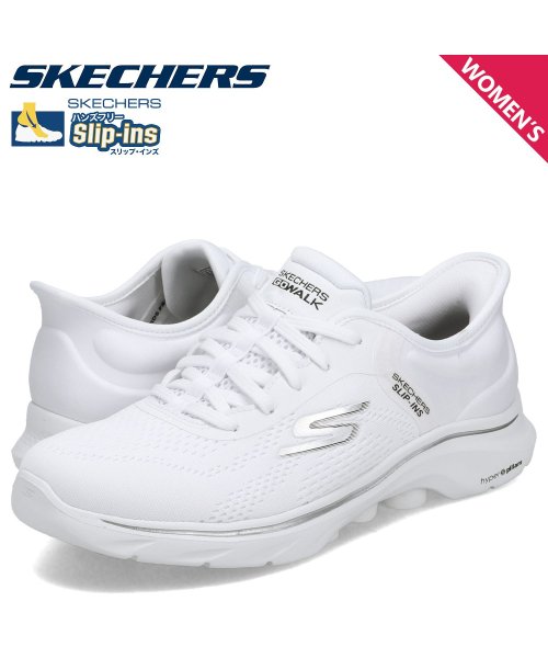 スケッチャーズ SKECHERS スリップインズ ゴーウォーク 7 バリン スニーカー レディース SLIP－INS GO WALK 7 VALIN ホワイト