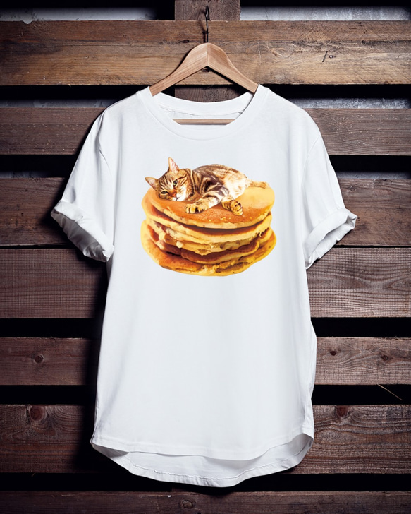 スイーツTシャツ「ねこパンケーキ」