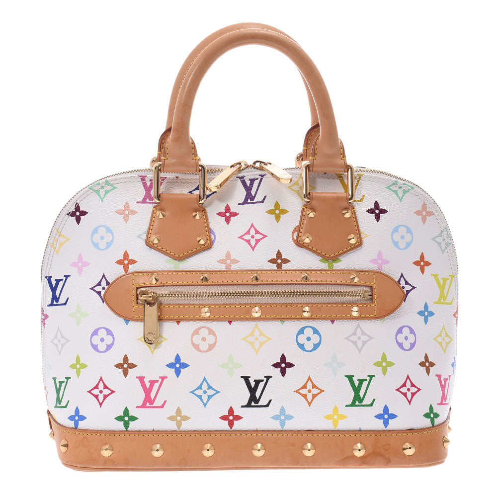 LOUIS VUITTON ルイヴィトン マルチカラー アルマ ブロン(白) M92647 レディース ハンドバッグ Bランク 中古 