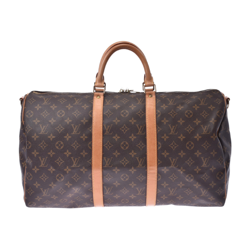 LOUIS VUITTON ルイヴィトン モノグラム キーポルバンドリエール50 ブラウン M41416  ユニセックス モノグラムキャンバス ボストンバッグ Bランク 中古 