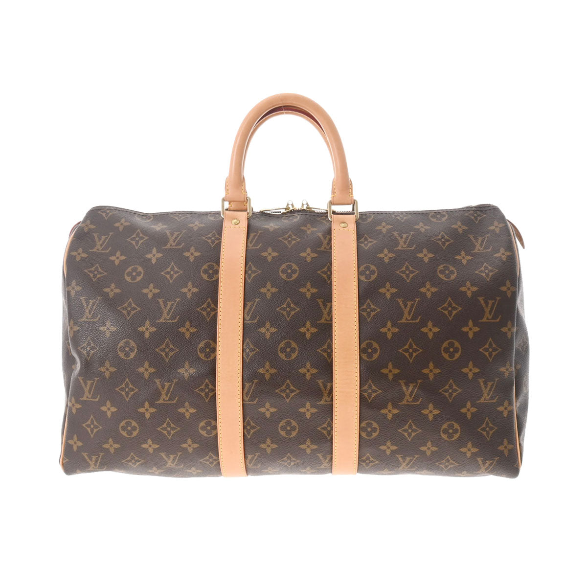 LOUIS VUITTON ルイヴィトン モノグラム キーポル45 ブラウン M41428 ユニセックス モノグラムキャンバス ボストンバッグ ABランク 中古 