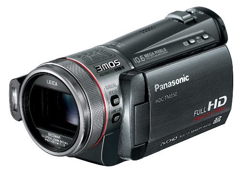 Panasonic デジタルハイビジョンビデオカメラ メタリックグレー HDC-TM350-H【中古品】