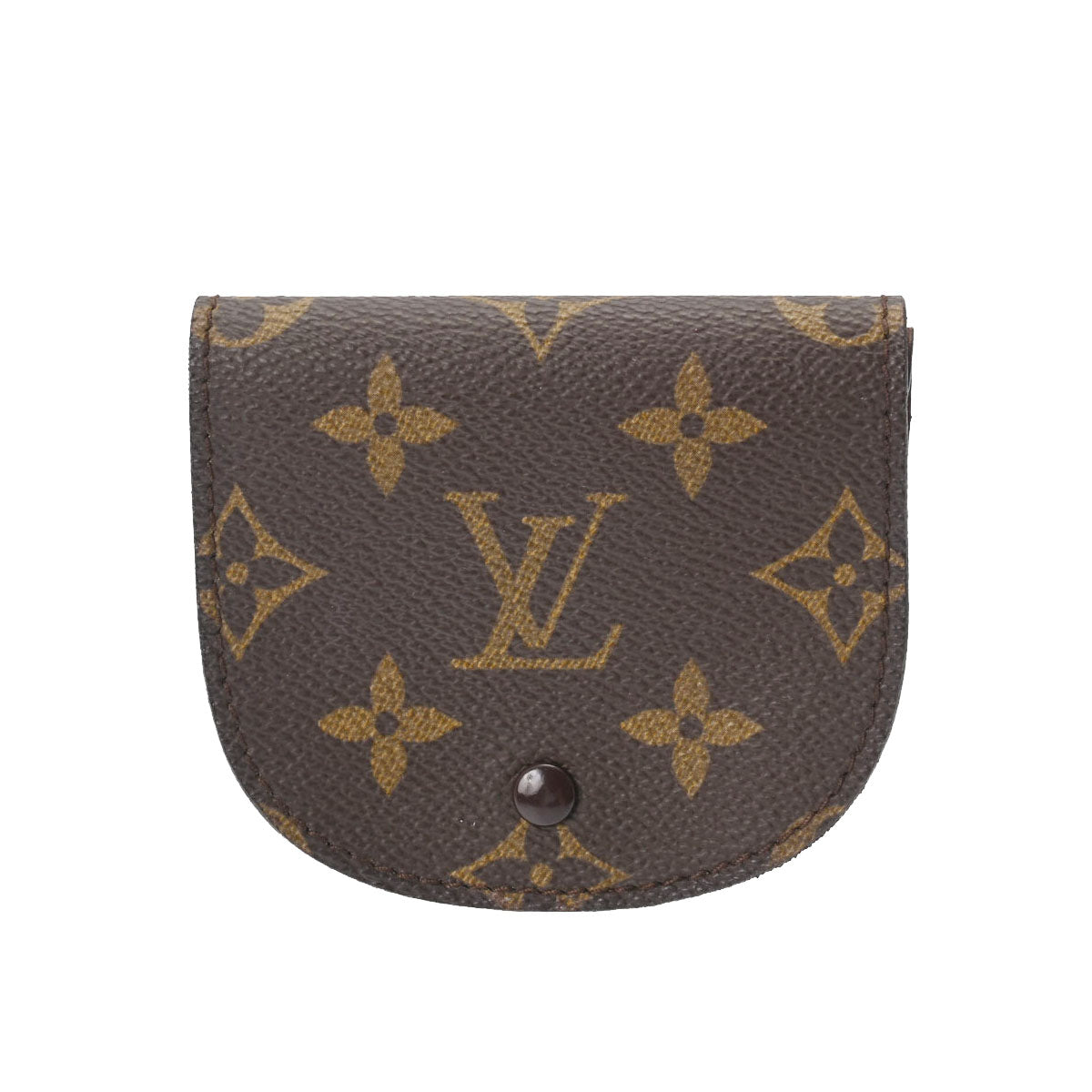 LOUIS VUITTON ルイヴィトン モノグラム ポルトモネ グゼ ブラウン M61926 ユニセックス モノグラムキャンバス コインケース Bランク 中古 