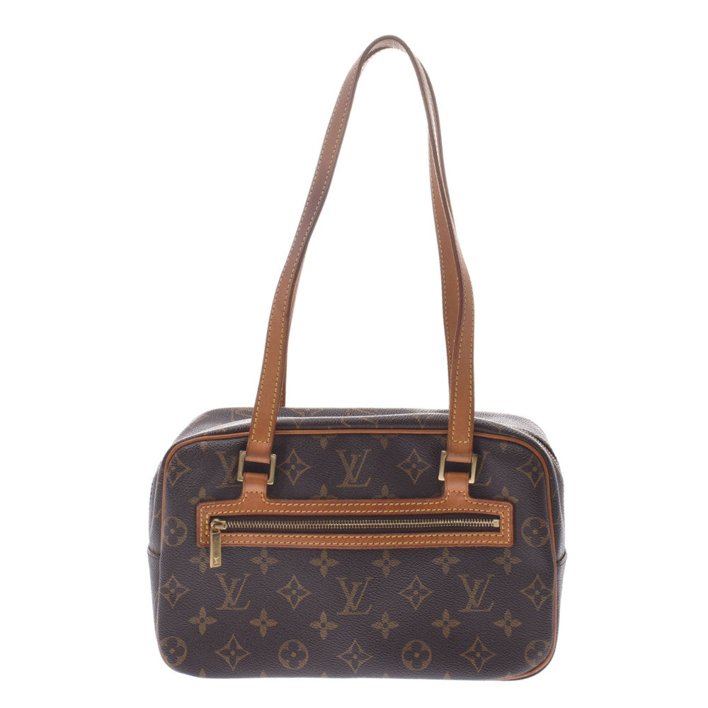 LOUIS VUITTON ルイヴィトン モノグラム シテMM ブラウン M51182 レディース モノグラムキャンバス ハンドバッグ Bランク 中古 