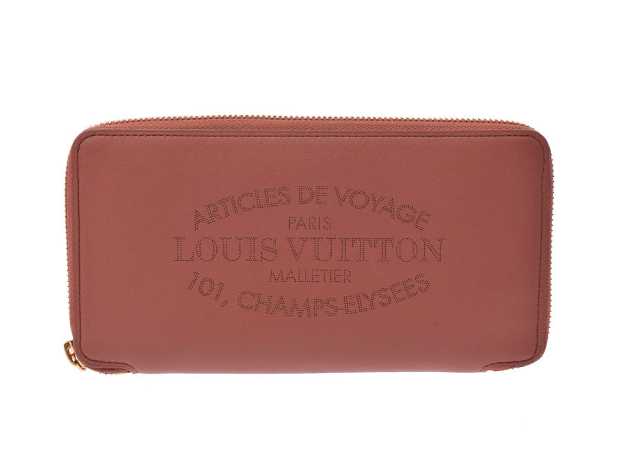 ルイヴィトン パルナセア ポルトフォイユ イエナ テラコッタ M58261 レディース 本革 新同 美品 LOUIS VUITTON 中古 