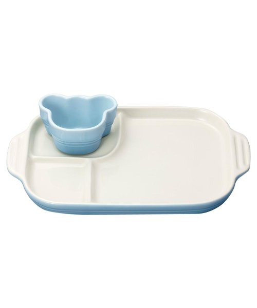 ル・クルーゼ Le Creuset 食器 セット 2点セット 男の子 女の子 キッズ 子供 お食い初め 離乳食 断熱 オーブン 食洗器対応 ベビーマルチプレート