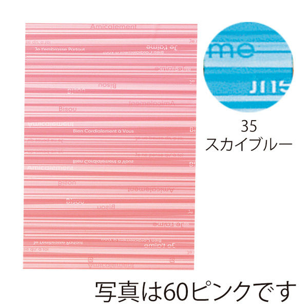 東京リボン バッグ HDPバッグストライプL 62218 L #35 4935728602181 1セット(50枚/袋×50袋)（直送品）