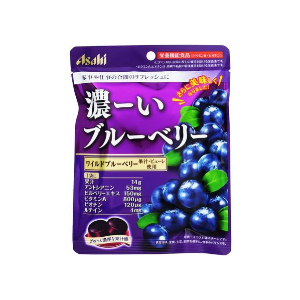 アサヒグループ食品 濃ーいブルーベリー 84g FCN2349