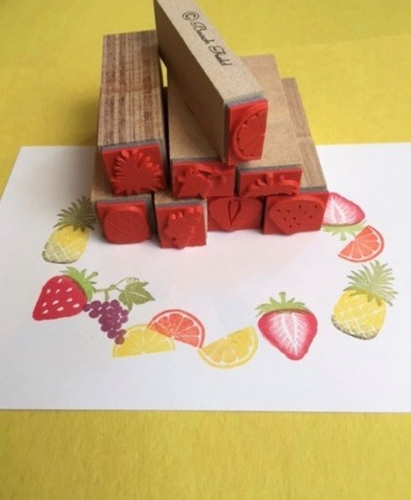 Fruits petit stamp set