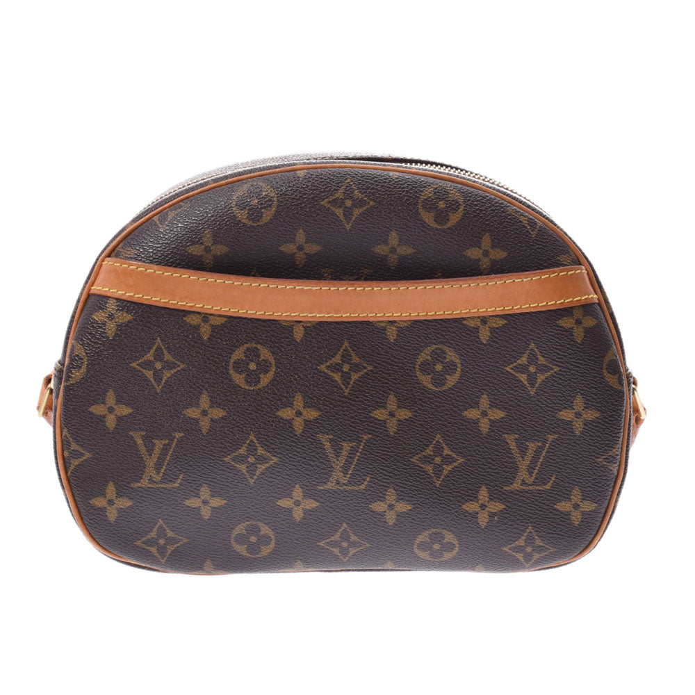 LOUIS VUITTON ルイヴィトン モノグラム ブロワ ブラウン M51221 レディース ショルダーバッグ Bランク 中古 