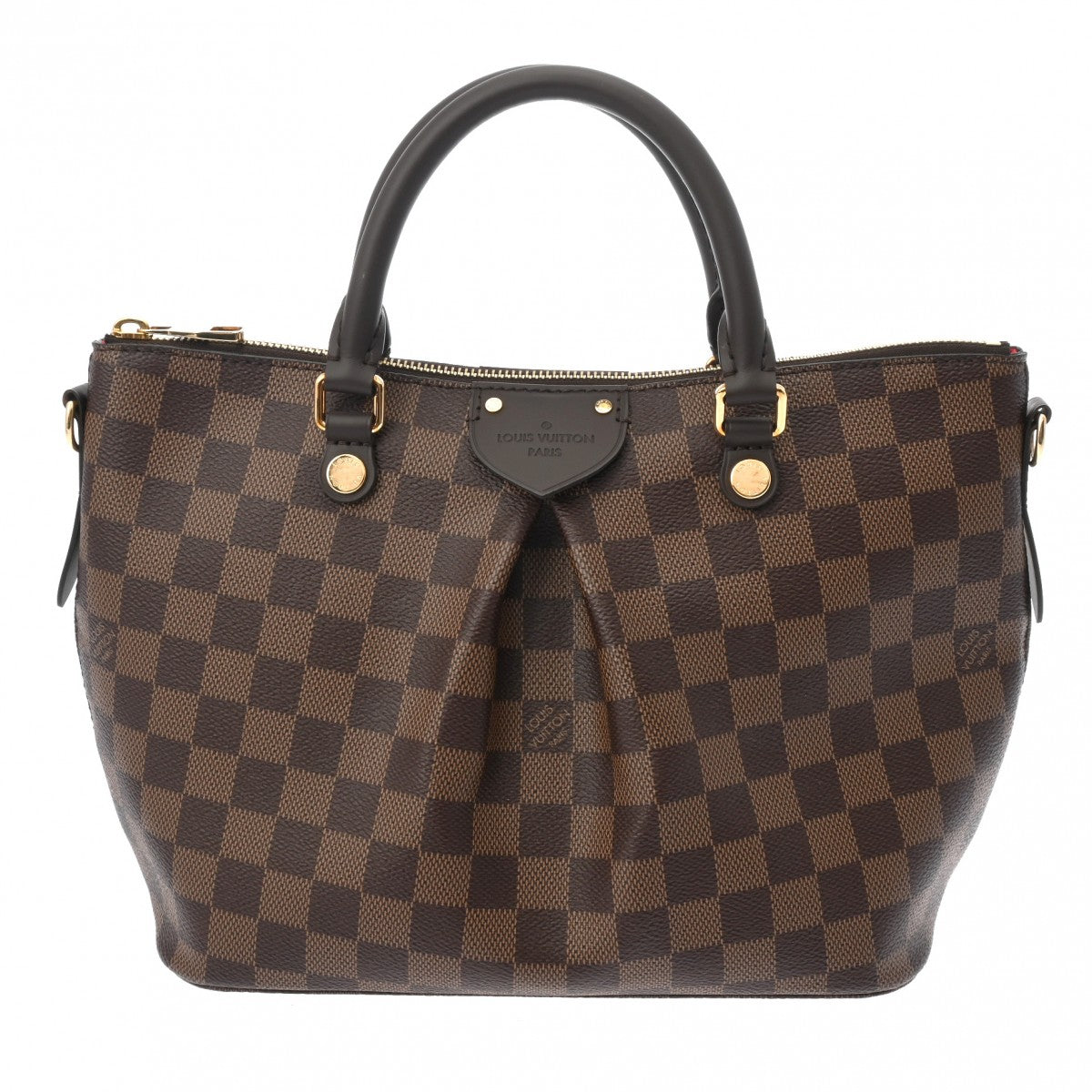 LOUIS VUITTON ルイヴィトン ダミエ シエナ PM 2WAY ブラウン N41545 レディース ダミエキャンバス ハンドバッグ Aランク 中古 