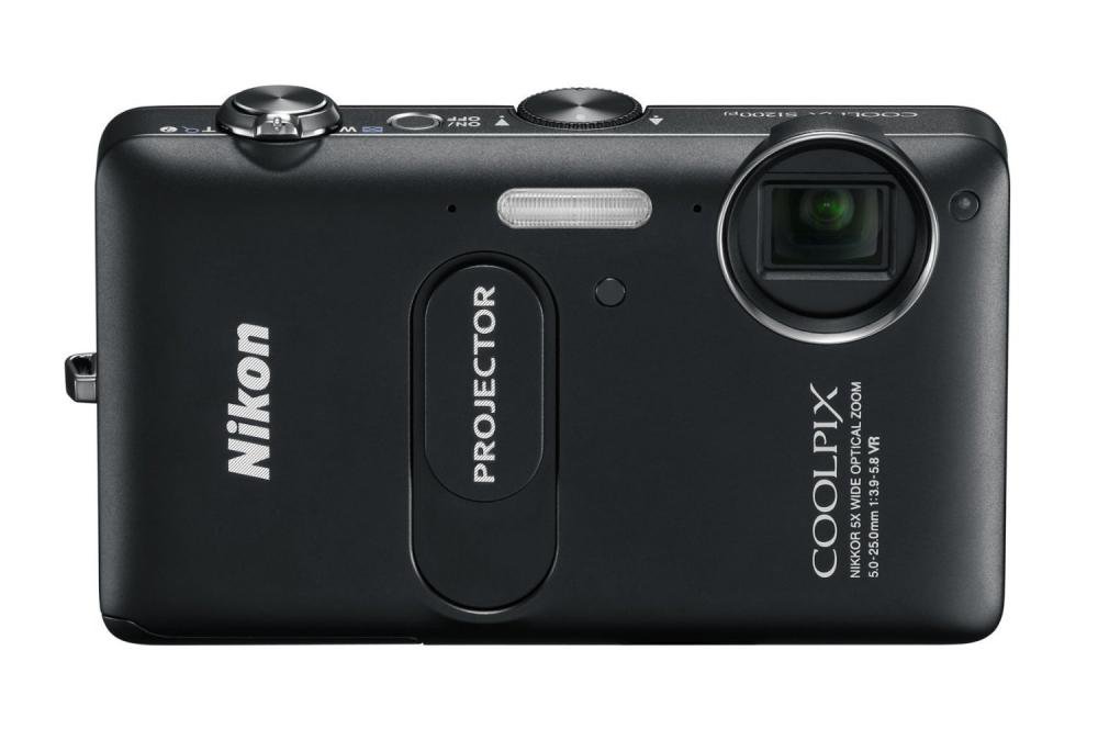 Nikon デジタルカメラ COOLPIX (クールピクス) S1200pj ブラック S1200PJ BK