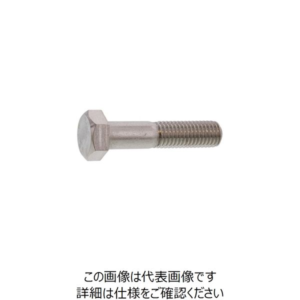 SUNCO SUS304 六角ボルト 半ネジ(HSK 10×45 (100本入) B0-02-0H1P-0100-0450-00 1箱(100本)（直送品）