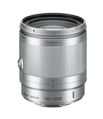 【2025の人気アイテム】 Nikon 高倍率ズームレンズ 1 NIKKOR VR 10-100mm f/4-5.6 シルバー ニコンCXフォーマット専用【中古品】_画像1