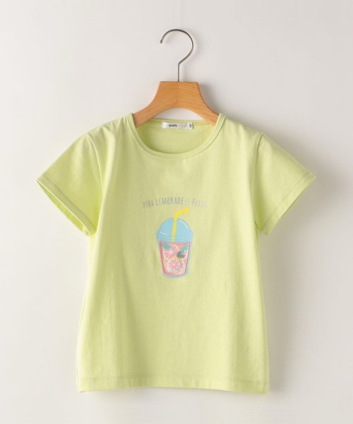 SHIPS KIDS:80～90cm / ドリンク モチーフ 半袖 TEE