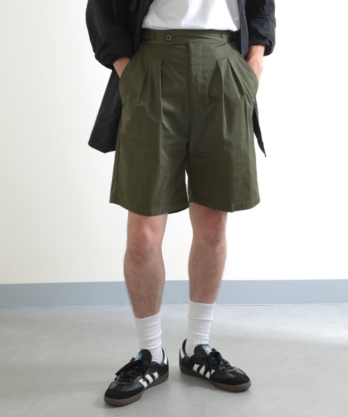 【MAISON CLUB】British 80s Gurkha Shorts ブリティッシュグルカショーツ ハーフパンツ ショートパンツ タックパンツ