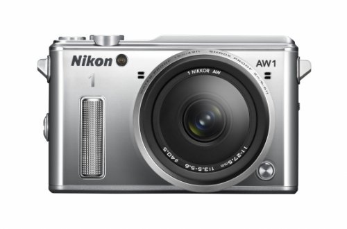 Nikon ミラーレス一眼カメラ Nikon1 AW1 防水ズームレンズキット シルバー N1AW1LKSL【中古品】