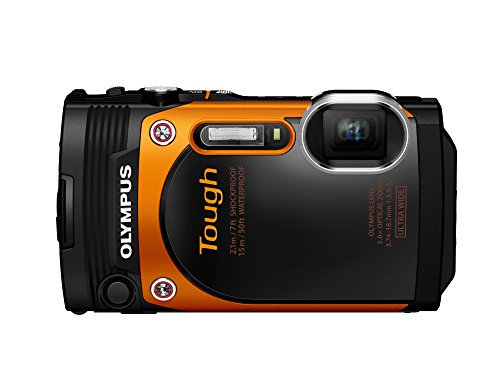 OLYMPUS デジタルカメラ STYLUS TG-860 Tough オレンジ 防水性能15ｍ 可動式液晶モニター TG-860【!中古品!】