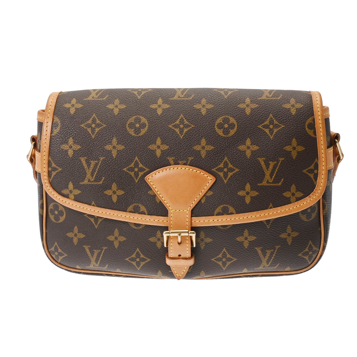 LOUIS VUITTON ルイヴィトン モノグラム ソローニュ ブラウン M42250 レディース モノグラムキャンバス ショルダーバッグ ABランク 中古 