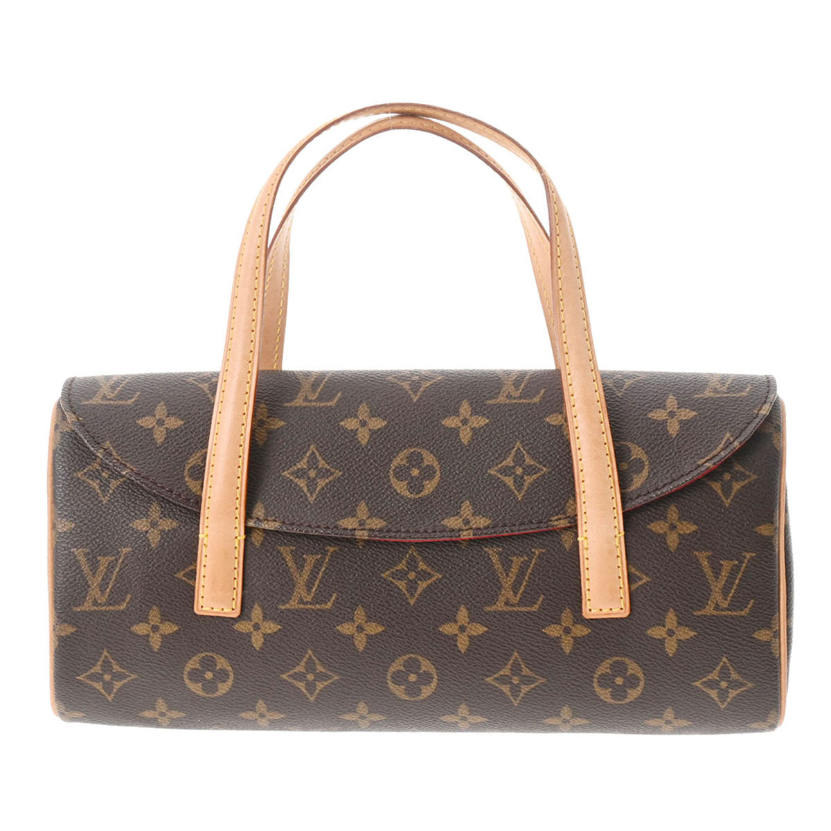 LOUIS VUITTON ルイヴィトン モノグラム ソナチネ ブラウン M51902 レディース モノグラムキャンバス ハンドバッグ ABランク 中古 