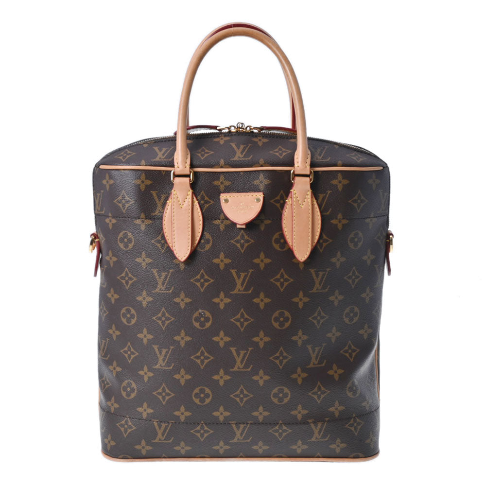 LOUIS VUITTON ルイヴィトン モノグラム キャリーオール MM ブラウン M43623 レディース モノグラムキャンバス ハンドバッグ ABランク 中古 