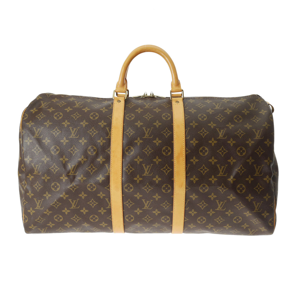 LOUIS VUITTON ルイヴィトン モノグラム キーポル 55 ブラウン M41424 ユニセックス モノグラムキャンバス ボストンバッグ Bランク 中古 