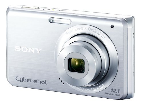 ソニー SONY デジタルカメラ Cybershot W190 (1210万画素/光学x3/デジタルx6/シルバー) DSC-W190/S【中古品】