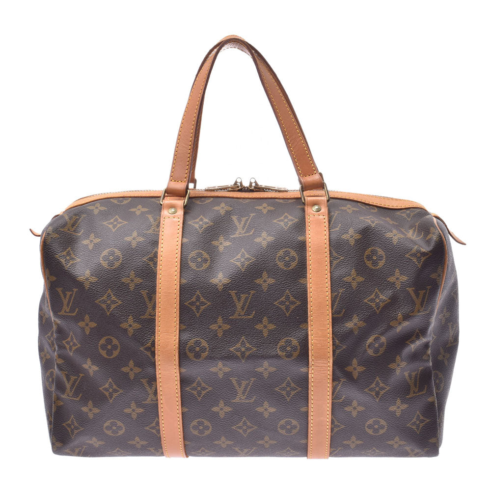 LOUIS VUITTON ルイヴィトン モノグラム サックスープル35 ハンドバッグ ブラウン M41626 ユニセックス モノグラムキャンバス ボストンバッグ Bランク 中古 