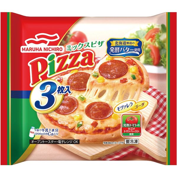 マルハニチロ [冷凍食品] ミックスピザ3枚入 300g×12個 4902165451924（直送品）