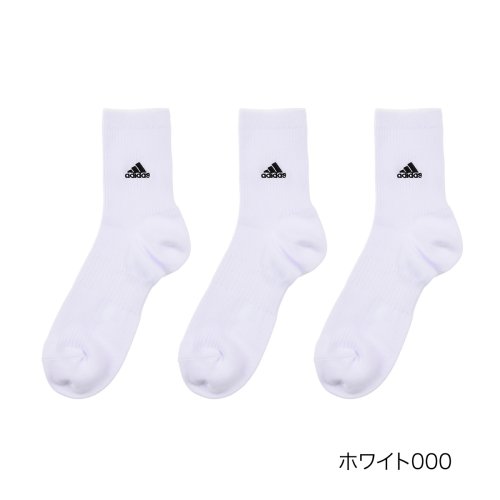 ADIDAS(アディダス) ソックス 無地 ワンポイント ショート丈 消臭 つま先かかと補強 破れにくい 福助 公式