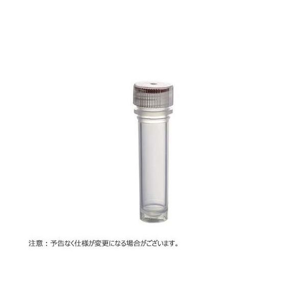 MICREWTUBE 1.5ml 自立型 ナチュラル フラットトップ 滅菌済 500本入 T335-4S 1個(500本)（直送品）