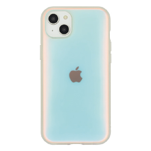 グルマンディーズ iPhone 15/14/13用耐衝撃ケース IIIIFIT CLEAR PREMIUM マットオーロラ IFT-153MAU