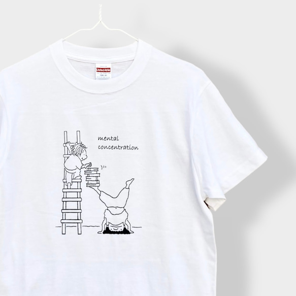 Ｔシャツ「精神統一」ホワイト