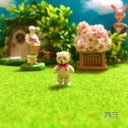 【ミニチュアテディベア】ぽてっとくまさん