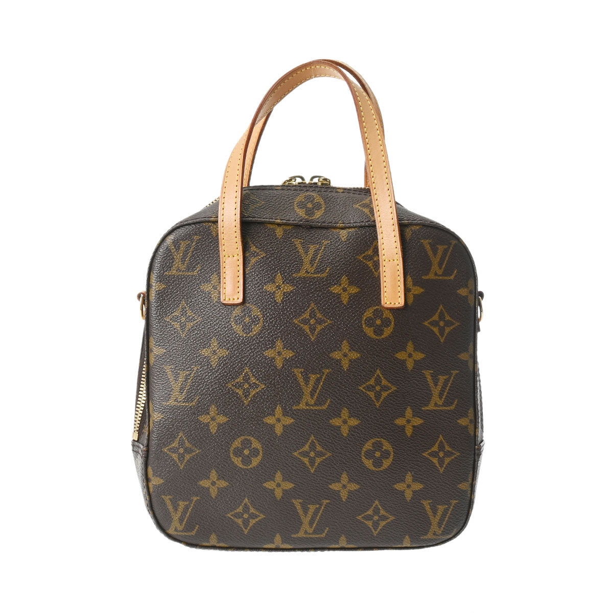 LOUIS VUITTON ルイヴィトン モノグラム スポンティーニ 2WAY ブラウン M47500 レディース モノグラムキャンバス ハンドバッグ ABランク 中古 