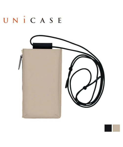 ユニケース UNiCASE ポーチ ケース スマホ 携帯 クロスボディー メンズ レディース ショルダー CROSS BODY PORCH ブラック ベージュ