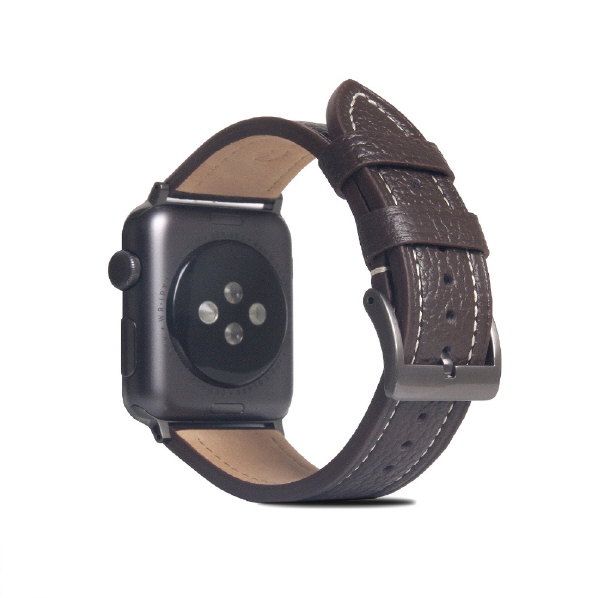 SLG Design Apple Watch 49/45/44/42mm用FULL GRAIN LEATHER BAND ブラウンクリーム SD21968AWBC