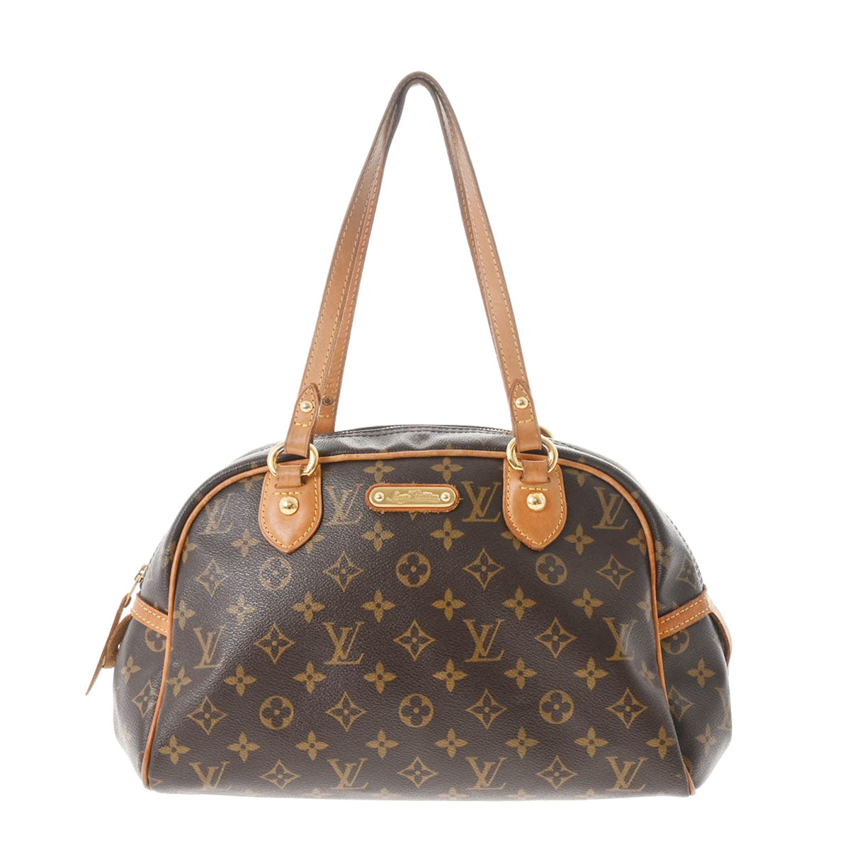 LOUIS VUITTON ルイヴィトン モノグラム モントルグイユ PM ブラウン M95565 レディース モノグラムキャンバス ハンドバッグ Bランク 中古 