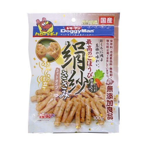 ドギーマンハヤシ食品営業部 絹紗 カットタイプ 野菜入り 100g