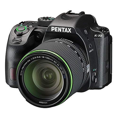 PENTAX デジタル一眼レフ K-70 DA18-135mmWRレンズキット 【ブラック】 K-70 18-135WR KIT BLACK 16258【中古品】