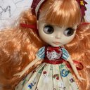 BLYTHE  服  ブライスNo.21クリスマス　コスチューム 手作り 一式 セット 即決