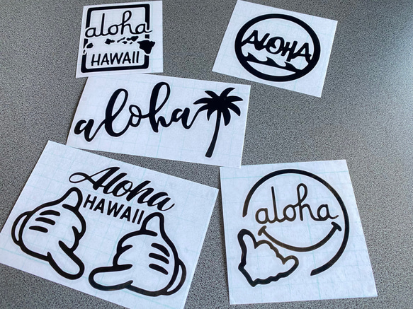 大サイズ USA 【 Hawaii sticker 】ステッカー お得セット 《カラー選択可》送料無料★