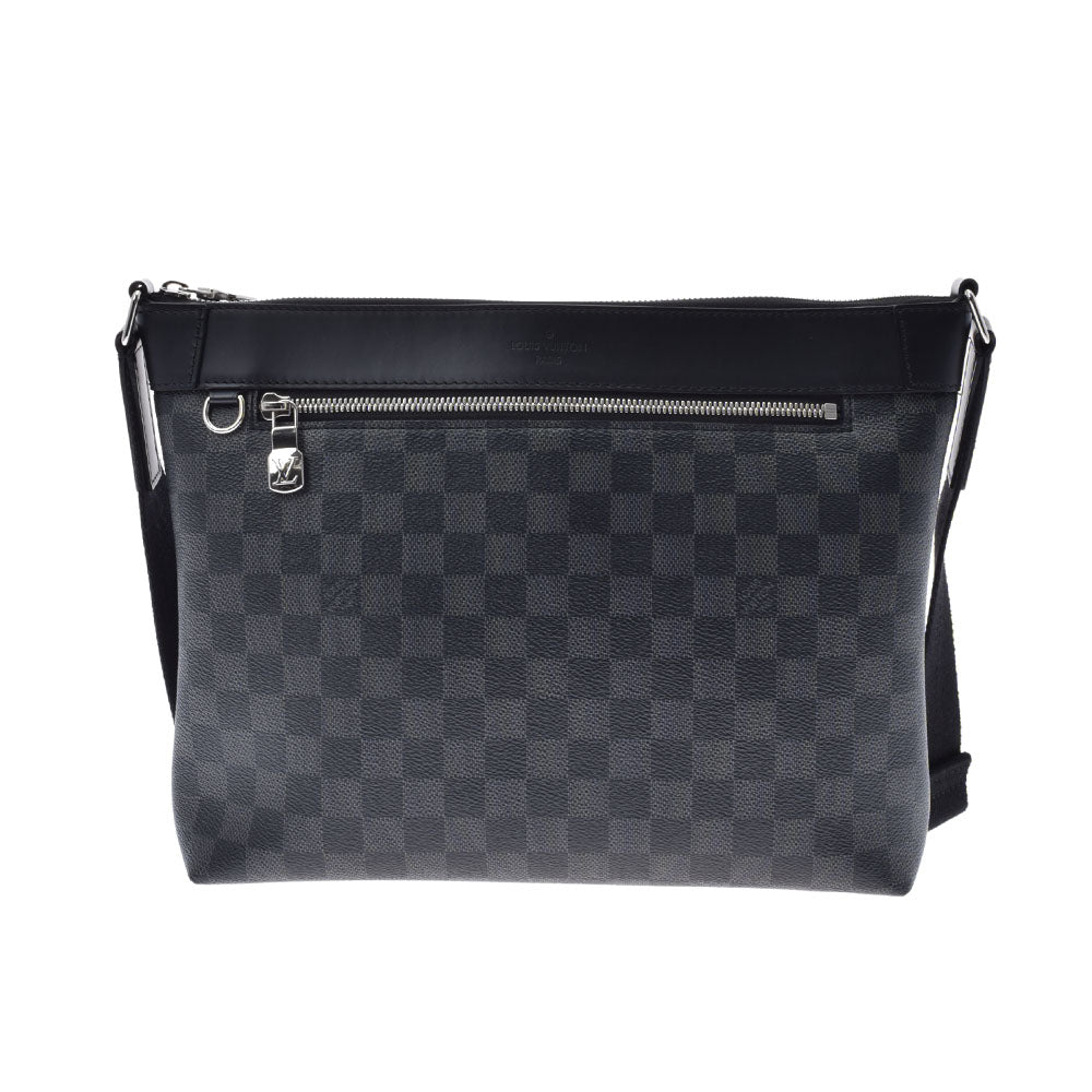 LOUIS VUITTON ルイヴィトン ダミエ グラフィット ミックPM NM 黒/グレー N40003 メンズ ダミエグラフィットキャンバス ショルダーバッグ ABランク 中古 