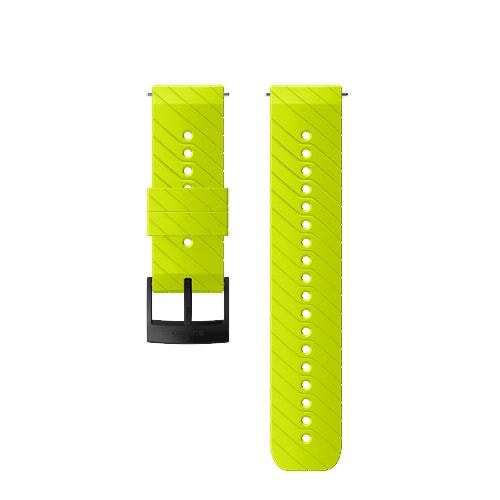 SUUNTO SS050157000 Strap 24LIME BLACK M （ストラップ Suunto9 ほか）正規品 Suunto9／Spartan sports WHR ライム