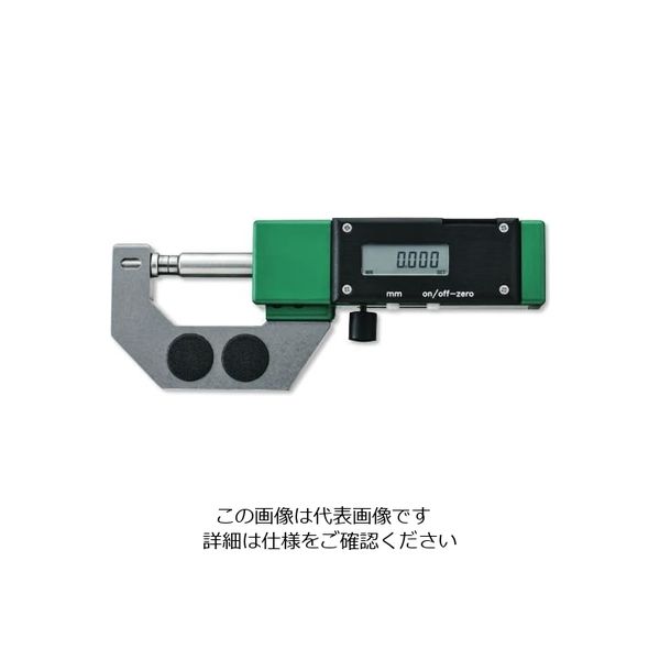 新潟精機 Sラインデジタル外側クイックマイクロメータ MCRー025 MCR-025 1個（直送品）