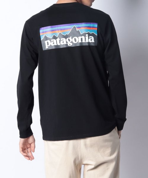 【patagonia /パタゴニア】Ms L/S P－6 Logo Responsibili Tee 長袖 ロンT プリントT ワンポイント バックプリント