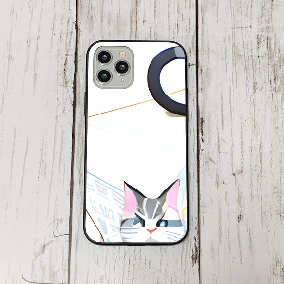 iphoneケース3-1-18 iphone 強化ガラス ねこ・猫・ネコ 箱1 かわいい アイフォン iface