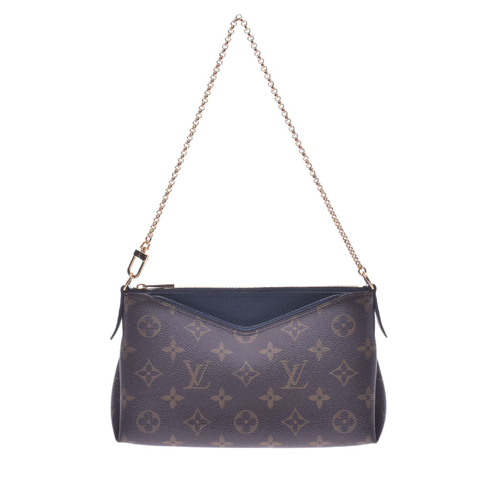 LOUIS VUITTON ルイヴィトン モノグラム パラス クラッチ 2WAYバッグ マリーヌ M44058 レディース モノグラムキャンバス ショルダーバッグ Aランク 中古 