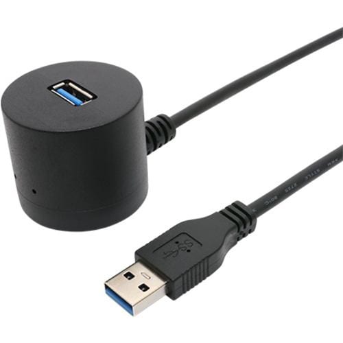 ミヨシ USB-EXT3015／BK USB3.0延長ケーブル 卓上タイプ 1.5m ブラック