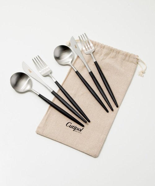 クチポール Cutipol ゴア 食器 6点セット テーブル スプーン フォーク ナイフ 6点用 GOA TABLE KNIFE FORK SPOON 各2本